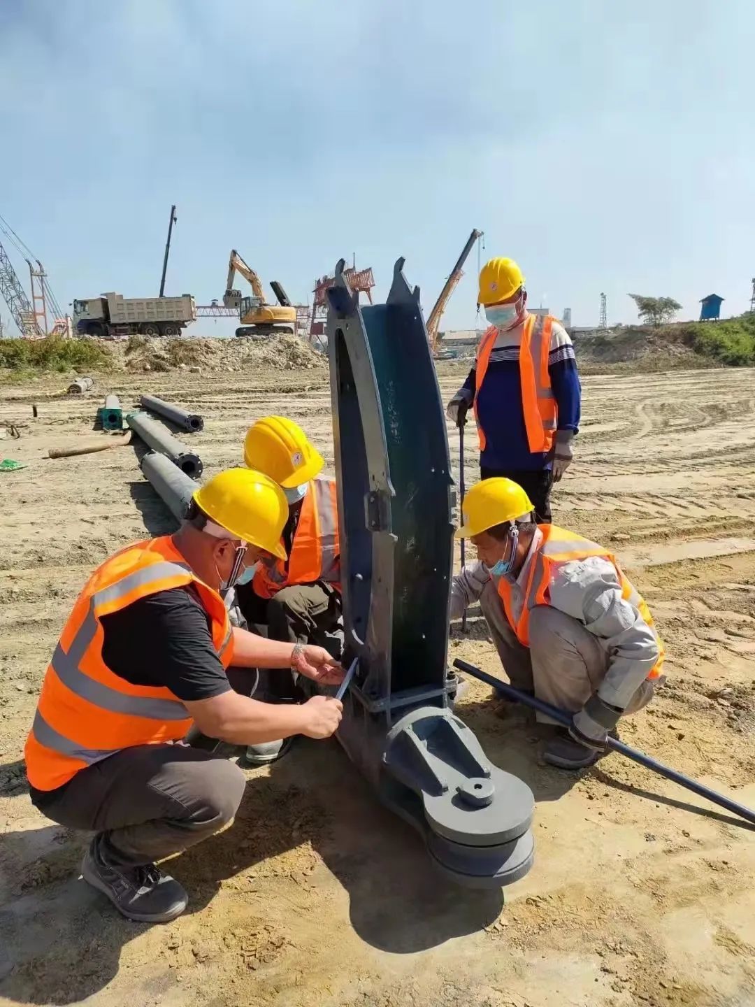 孟加拉吉大港卡纳普里河底隧道S2振冲施工项目